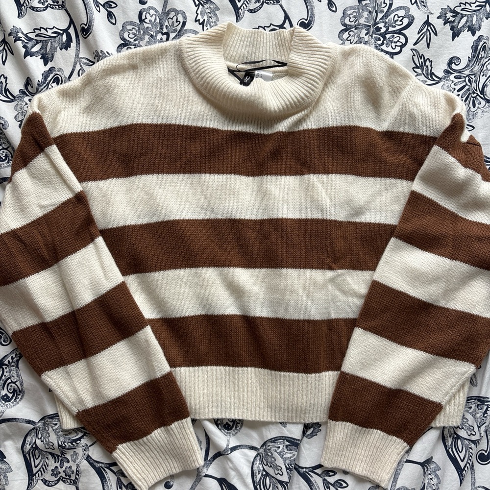 h&m striped sweater